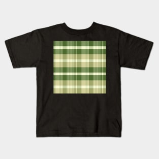 Spring Aesthetic Iagan 2 Hand Drawn Textured Plaid Pattern Kids T-Shirt